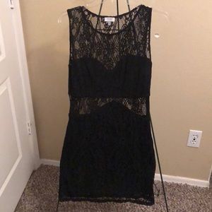 black lace dress!